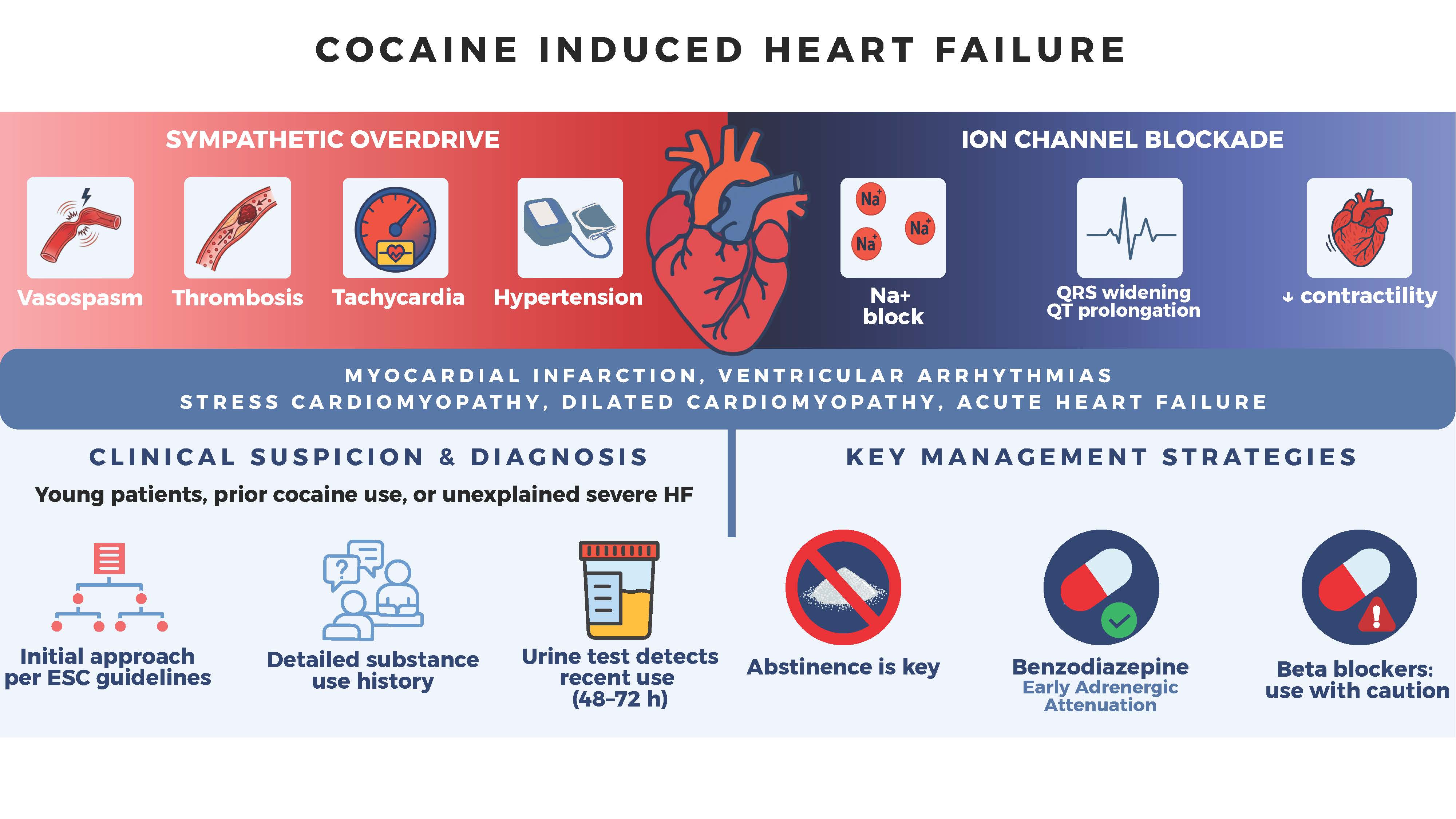 Cocaine Induced heart failure what clinicians need to know