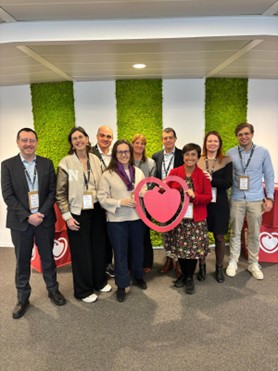 WG AVB Nucleus members at the EHH Brussels 6 February - Editorial April Newsletter