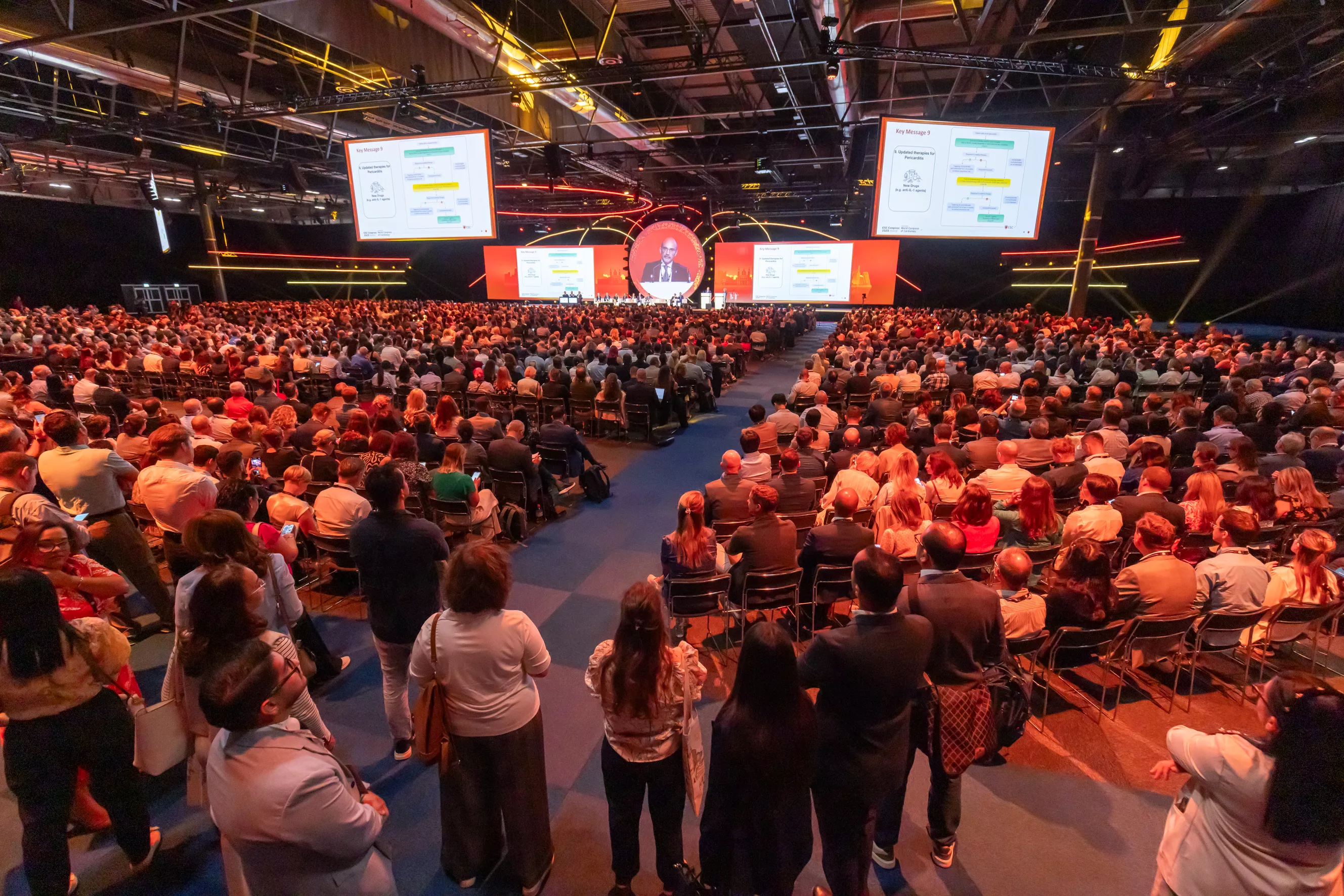 ESC Congress main auditorium Hot Lines
